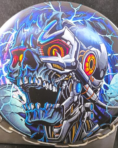 Discraft Super Color Robot Skull ESP BUZZZ Mid Range Golf Disc