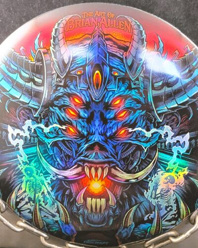 Discraft Full Foil Electric Demon BUZZZ Mid Range Golf Disc