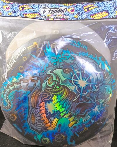 Discraft Full Foil Metal Skull BUZZZ Mid Range Golf Disc