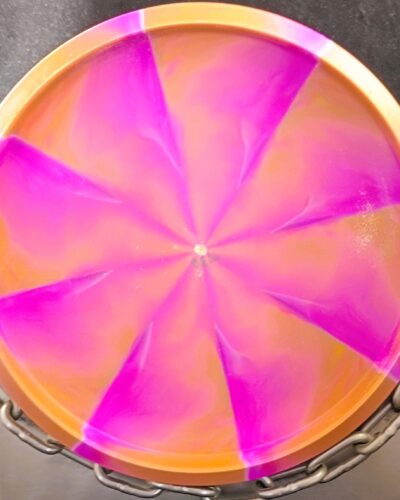 Climo Discs Prototype Swirled Trophy Line CLIFF Disc Golf Putter