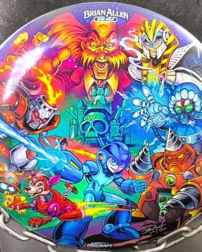 Discraft Mega Man Full Foil ESP BUZZZ Mid Range Golf Disc