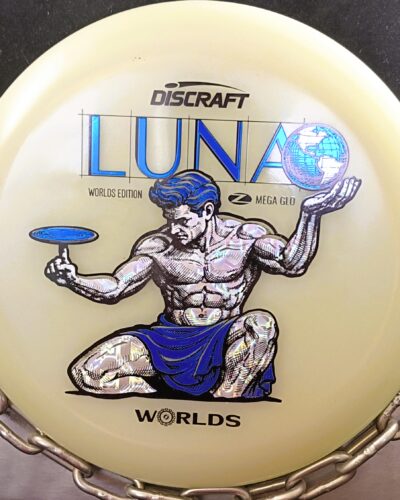 Discraft 2026 PDGA Worlds Mega Glo Z  LUNA Disc Golf Putter