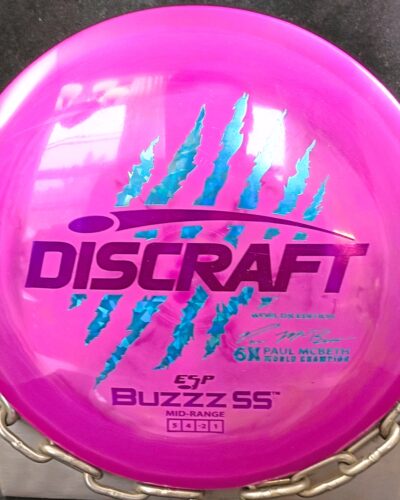 Discraft 2026 Worlds Edition Paul McBeth 6 Claw ESP BUZZZ SS Disc Golf Mid Range Driver