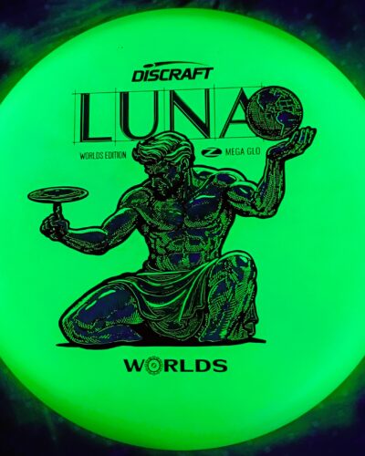 Discraft 2026 PDGA Worlds Mega Glo Z  LUNA Disc Golf Putter