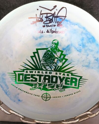 Innova 2017 Autographed Philo Braithwaite Swirled Star DESTROYER Golf Disc Driver