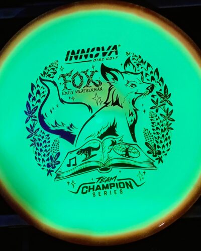 Innova 2026 Emily Weatherman Tour Series Proto Glow Halo Champion FOX Mid Range Golf Disc