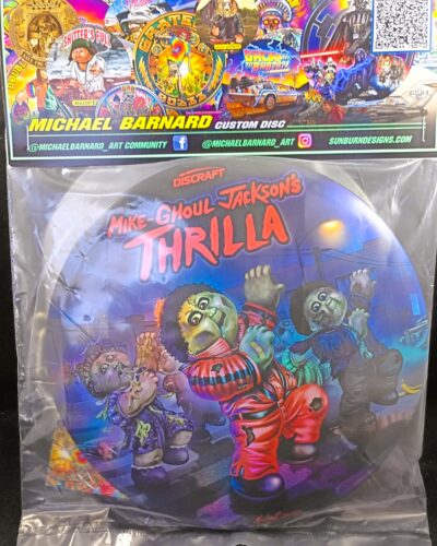Discraft 2026 Mike-Ghoul Jackson's Thrilla Full Foil ESP BUZZZ Mid Range Golf Disc